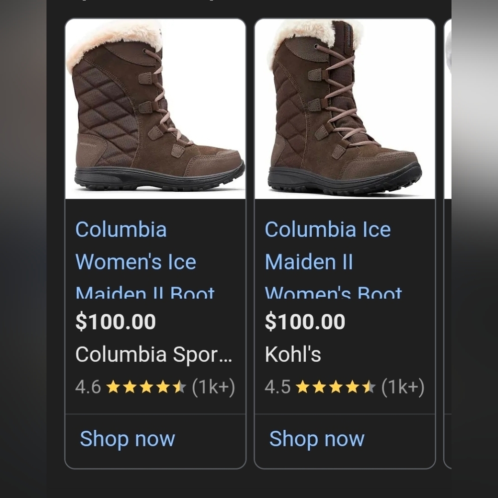 Columbia Ice Maiden II Brown Boots - Women sz 8.5 - Picture 3 of 7